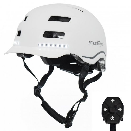 Casco deportivo inteligente SmartGyro SMART MAX L BLANC INTE